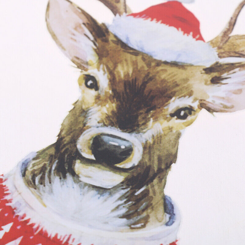Christmas Elk Patches Washable Heat Transfer Iron-on Patch DIY Accessory Pa BDA