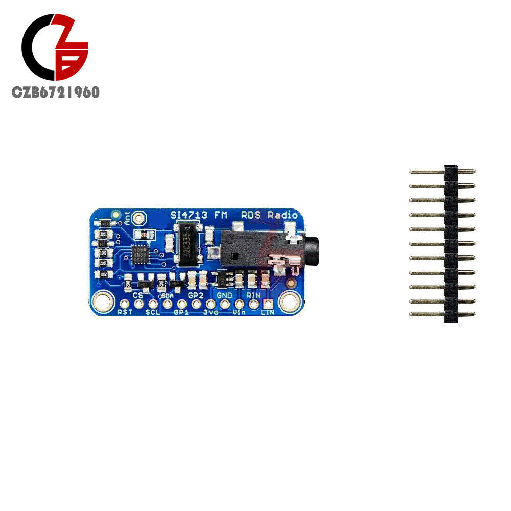 All-in-one Stereo Audio FM Transmitter Module Breakout Board- Si4713 Frequency