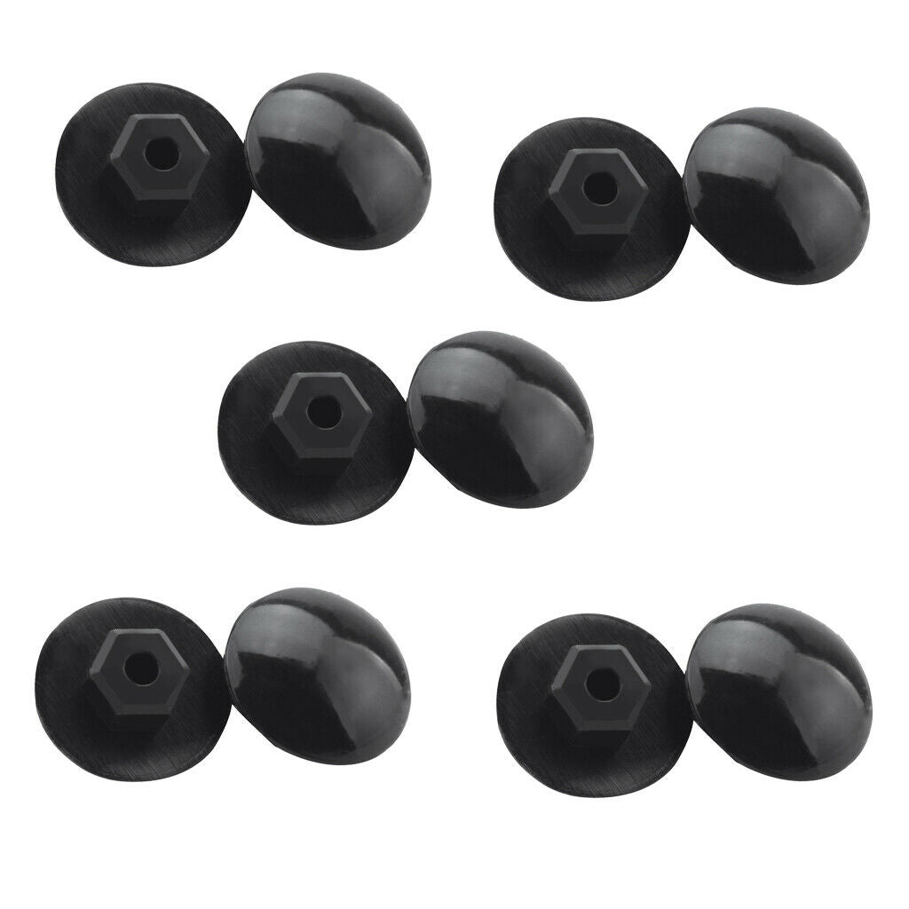 10 Pack Waterproof Dustproof Headset Covers Screw Caps Stem Top Cover Parts