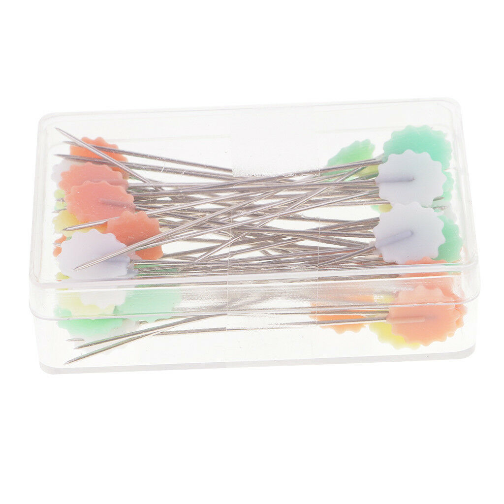 Boxed Straight Flower Head Pins Decorative Pin for Sewing Quilting DIY Craft