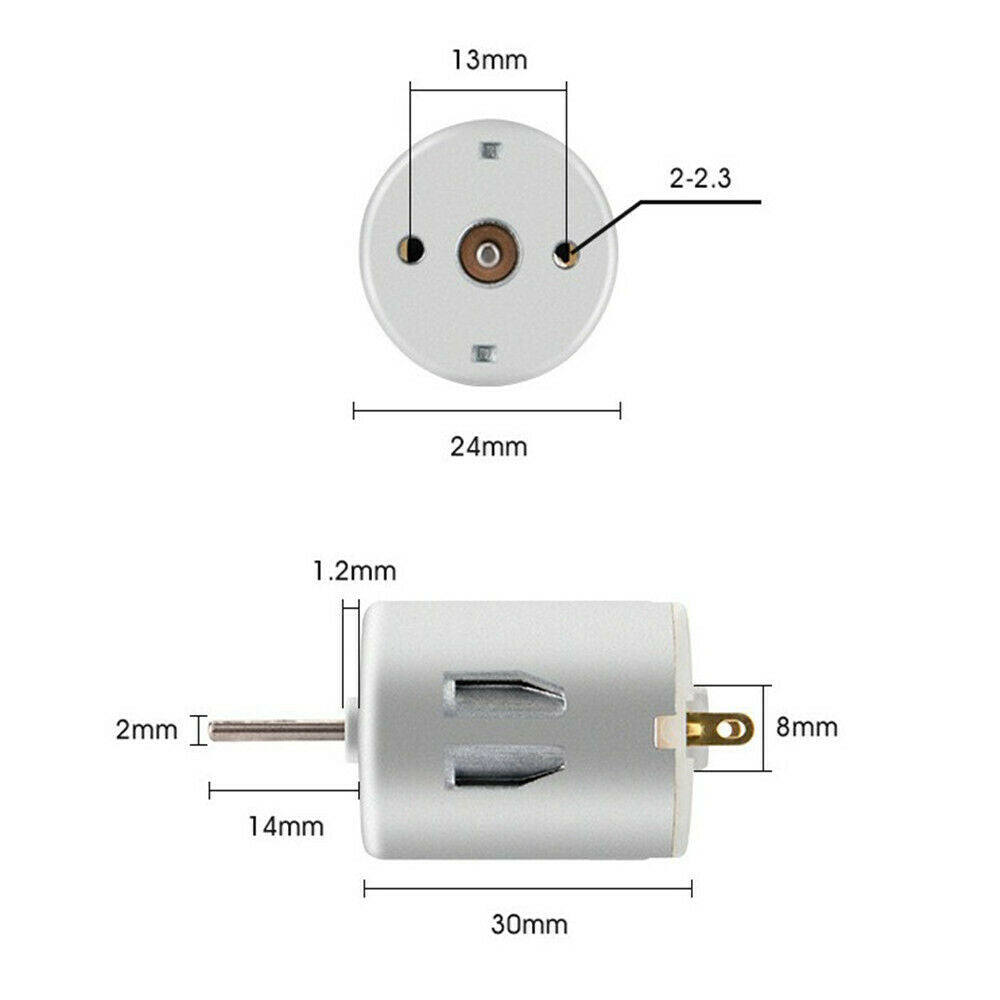 Mini 280 DC3-12V 5000-15000RPM DC Motor High Speed Strong Magnetic Electric Tool