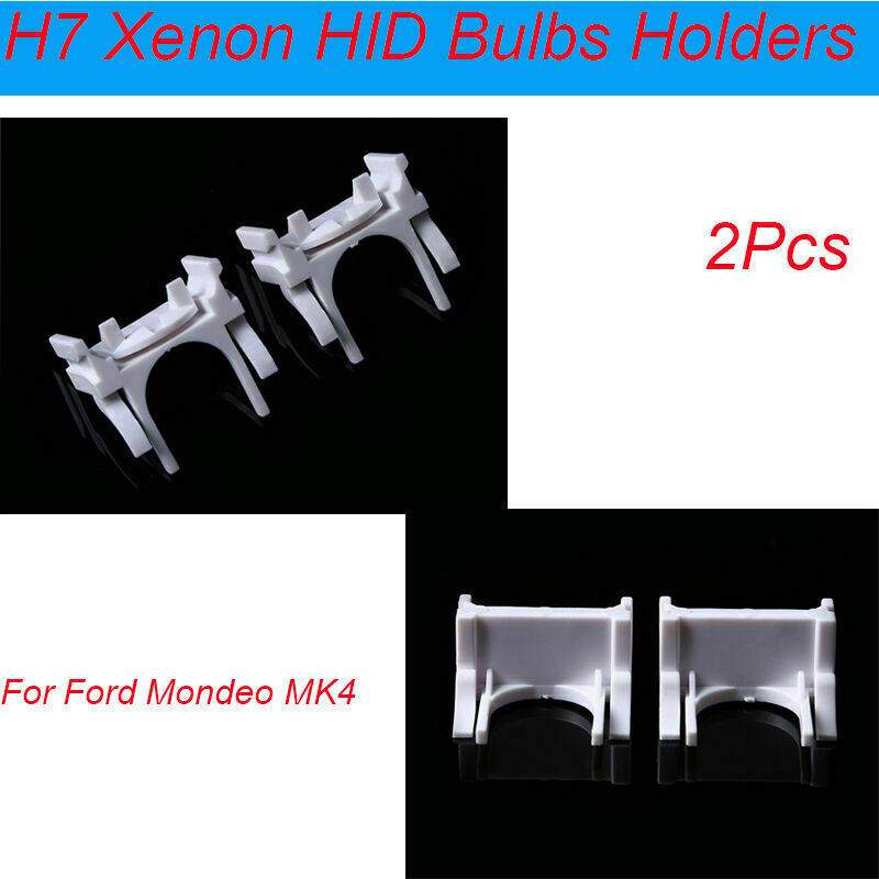 Pair H7 HID Xenon Bulb Base Holder Adapters Universal Fit Mazda  3 5 6 MX-5 CX-7