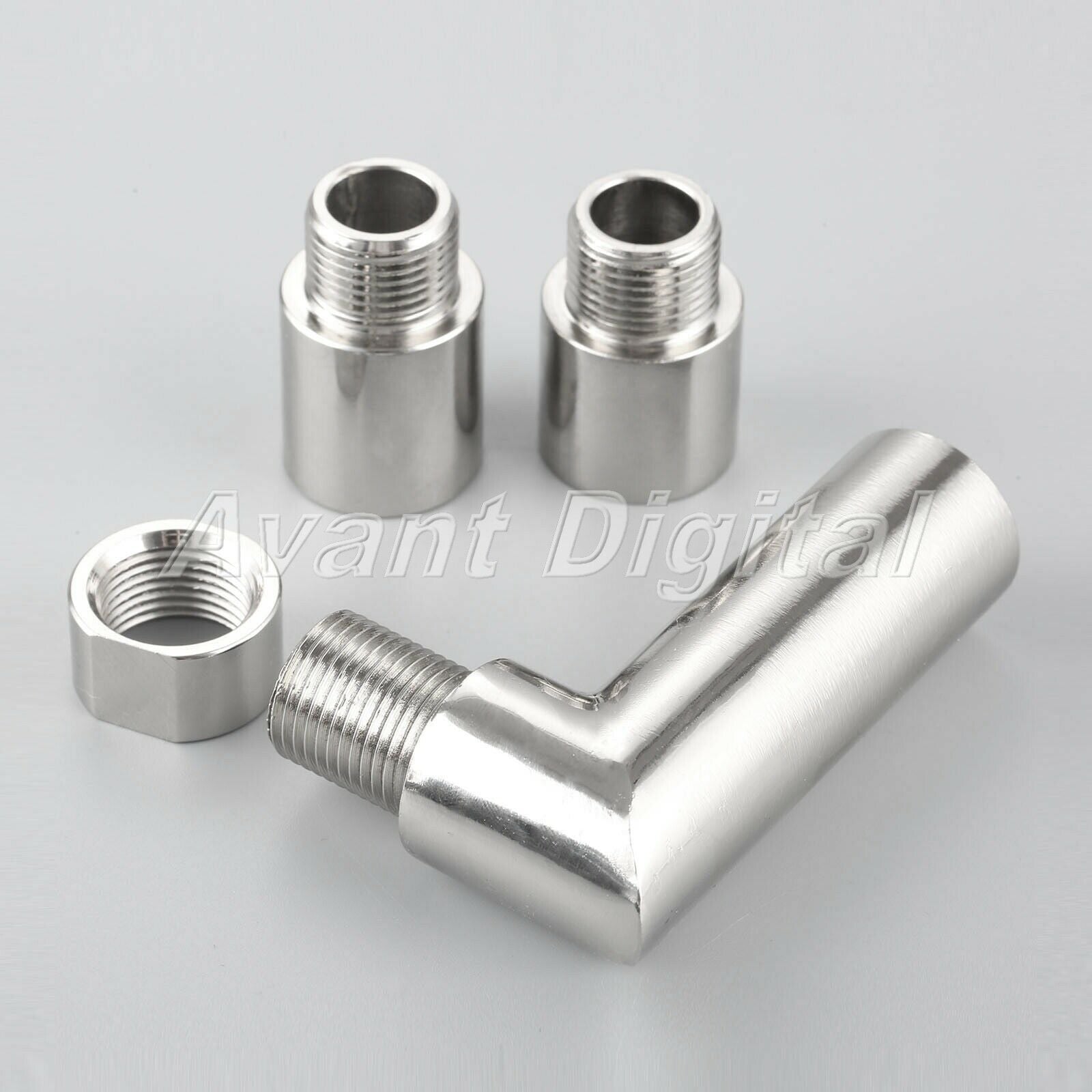 O2 Check Engine Light CEL Fix Oxygen Spacer Exhaust Extension 90 Degree Angled