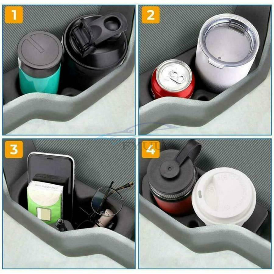 For Dodge Ram 1500 2500 2009-18 Car Door Cup Holder Storage Box （Left + Right）