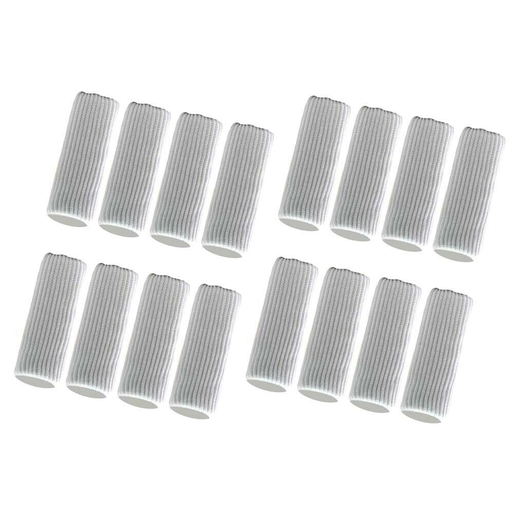 16x for Dia 9-18cm Elastic Furniture Sliders Knitted Chair Leg Socks -White