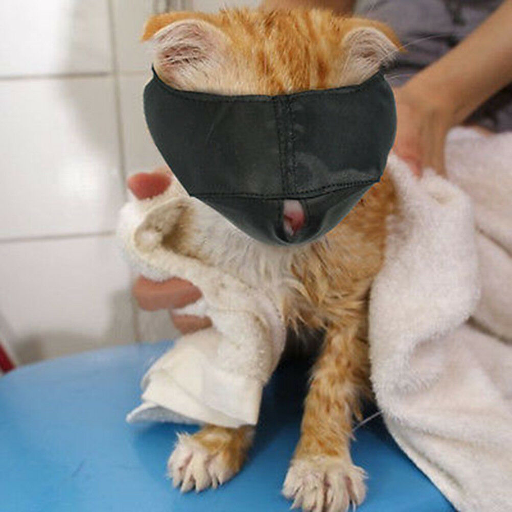 Cat Grooming Muzzle Adjustable Snout Anti Bite Cat Muzzle Cat Travel Tool.l8