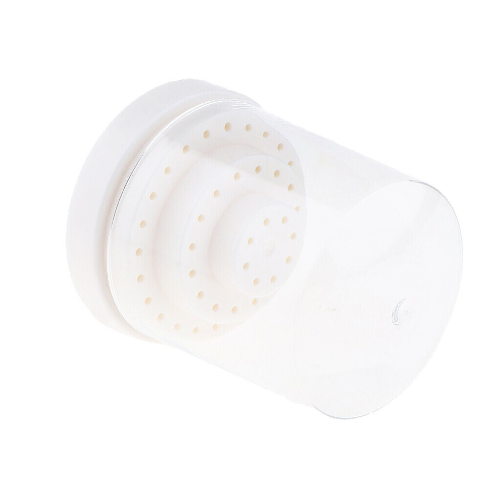Nail Drill Bit Holder Polishing Head Electric Drill Bit Displayer White
