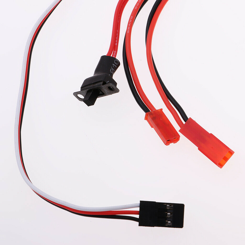 1/16 RC Car 30A ESC with Brake for WPL C24 B24 RC Army Truck Spare Parts
