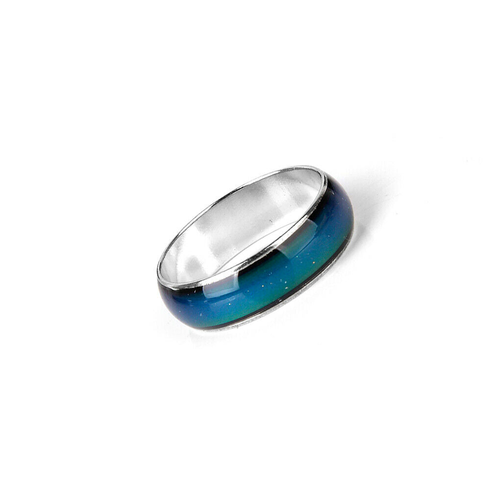 2 x Color Changing Mood Oval Necklace & US Size 5 Ring Jewelry Gifts