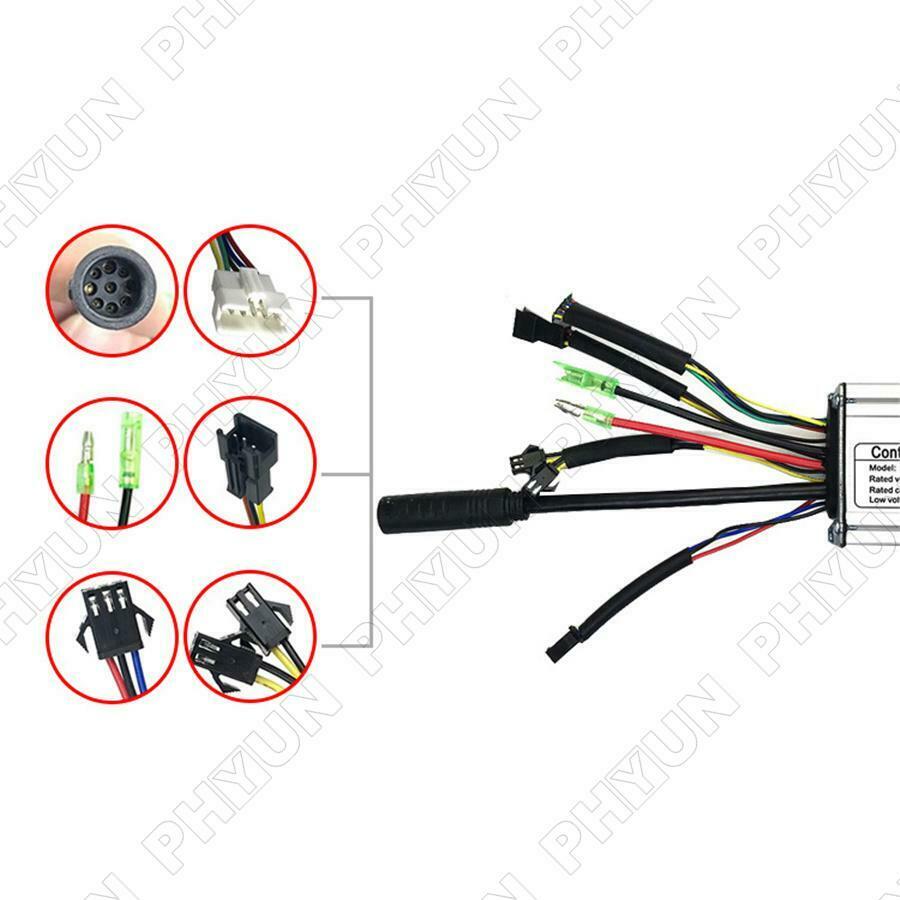 DC 36V/48V Controller For 250W 350W Brushless Motor Ebike Electric Bicycle 1x