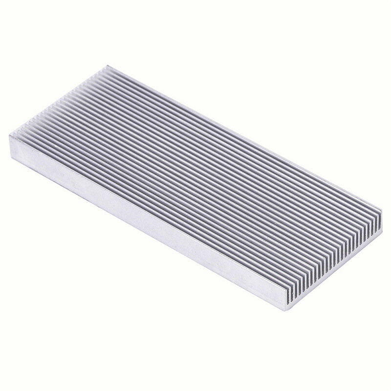 100x41x8mm Aluminum Heat Sink Heatsink For High Power LED Amplifier Transicm