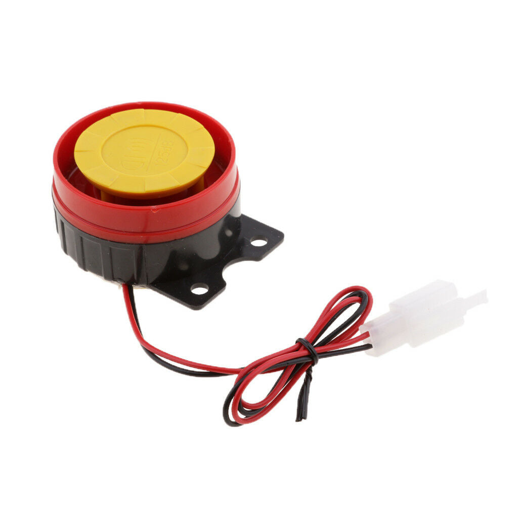 New 12 Volt Car Truck Motor Driven Red Air Raid Siren Horn Alarm ATV
