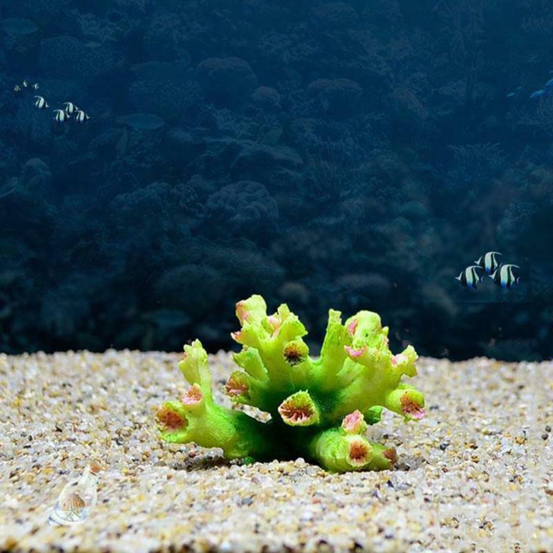 Mini Coral Aquarium Decoration Fish Tank OrnamentsToys for Fish Play