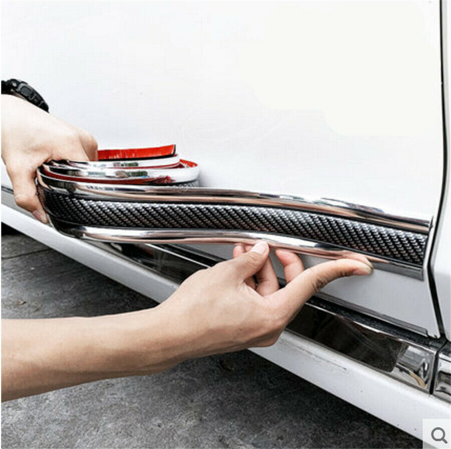 2.5M Car Door Sill Anti-Scratch Protect Strip Bumper Side Skirt Decoration Strip