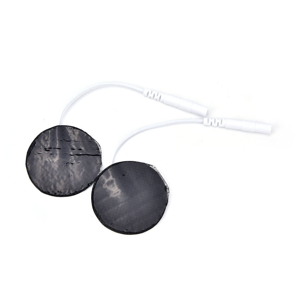 10X Round Replacement for Massager Tens Units Electrode Pads Therapy Machine BDA