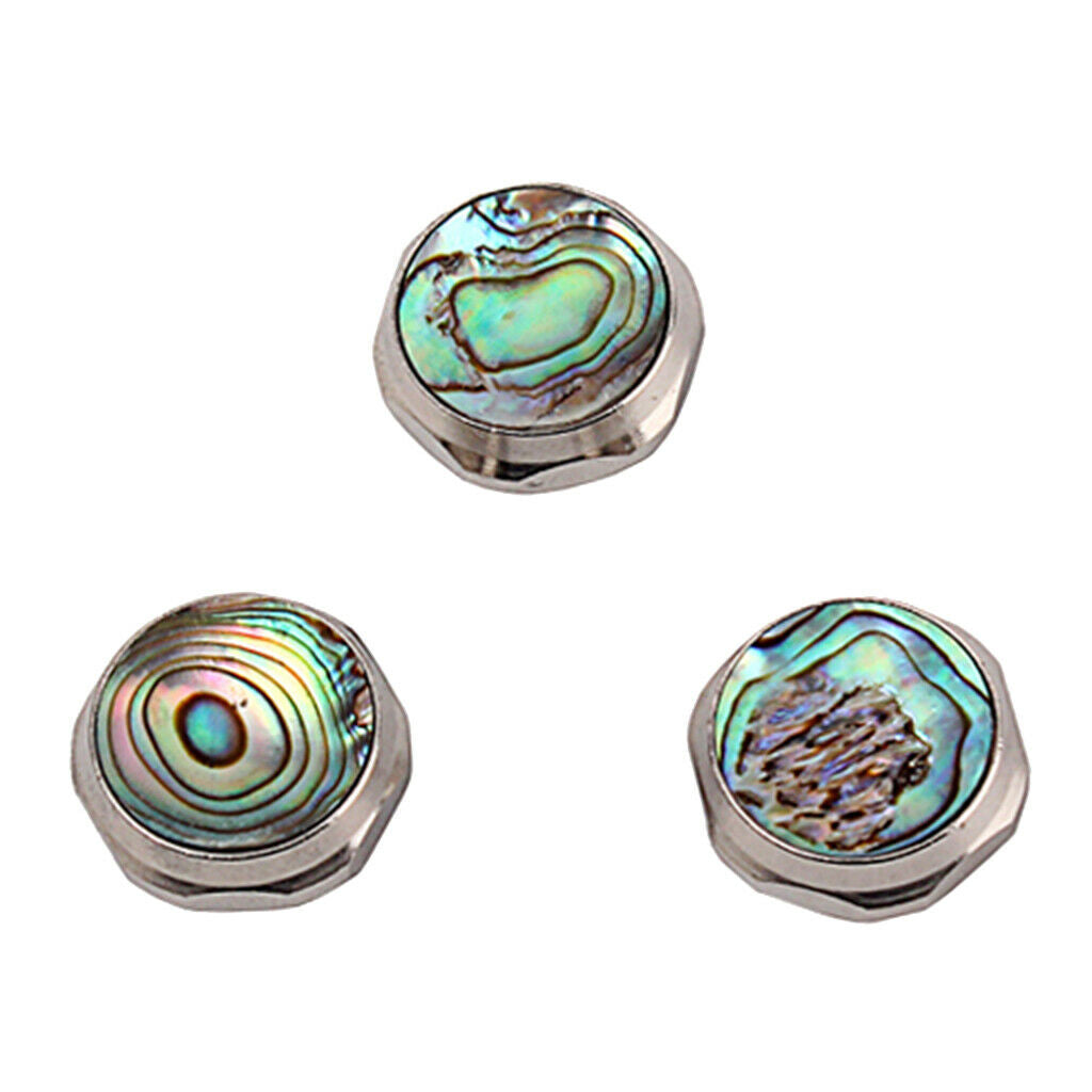 3x Trumpet Repairing Part Buttons Exquisite Accessories Parts Abalone NEW