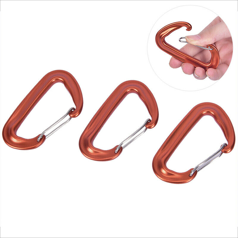 7075 Aluminum Climbing Buckle 12KN Hammock Safety Balance Carabiner Clasp.l8