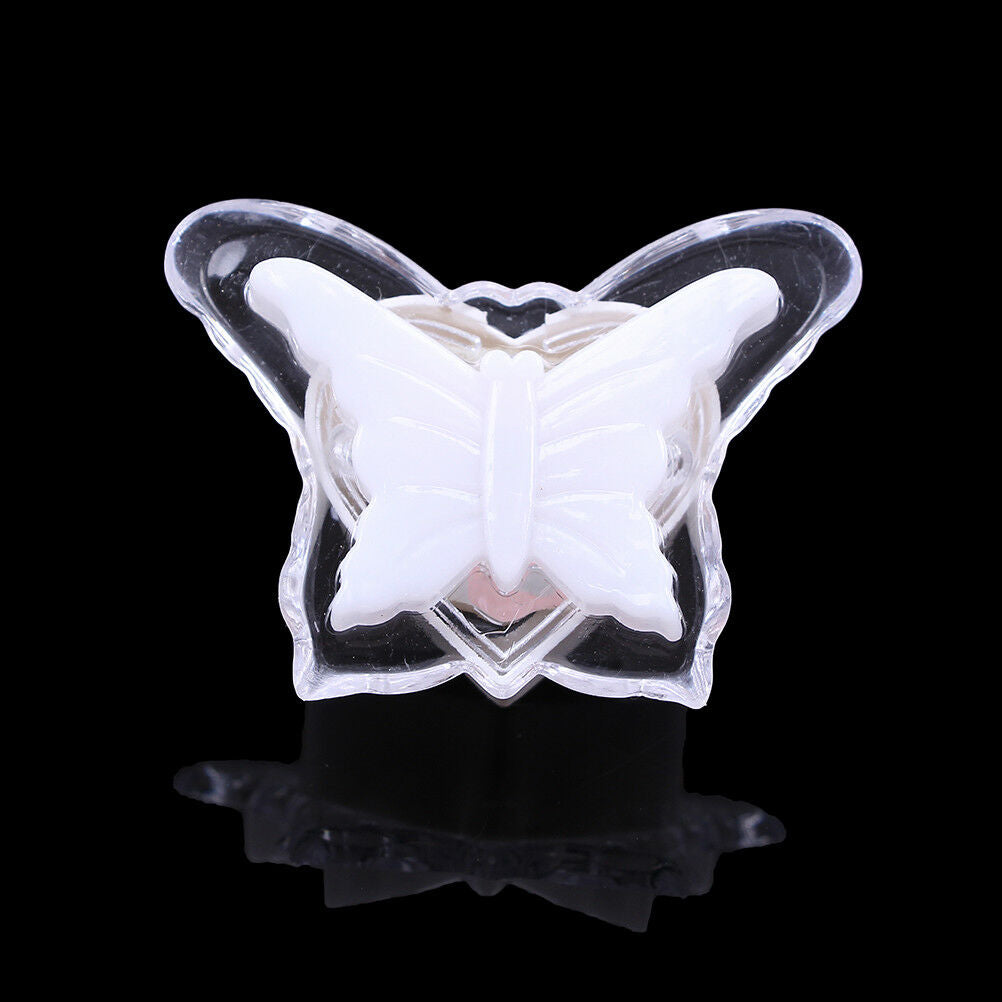 Romantic Led Colorful Butterfly Night Light Plug Led Fashion Home Decorati C Kt