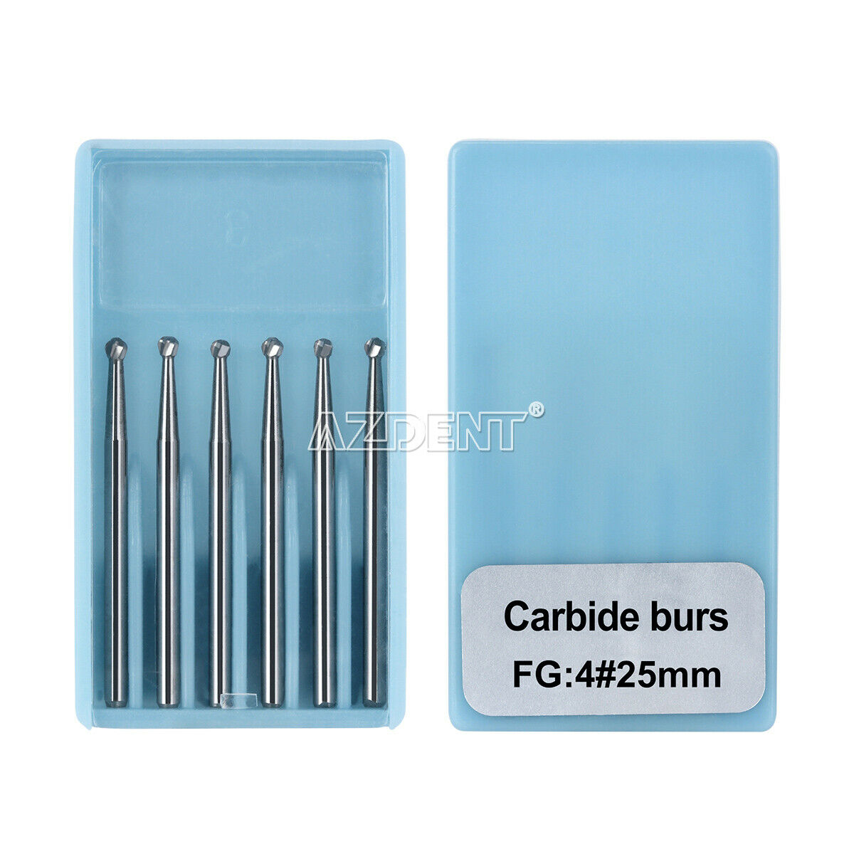 10 Kits Dental Surgical Tungsten Carbide Bur Round Shape 25mm FGXL 4# High Speed