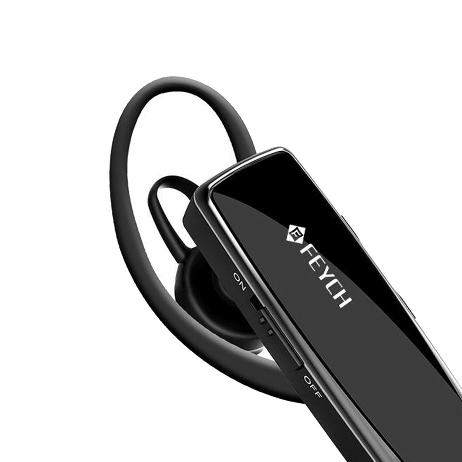 Bluetooth5.0 Single Earhook Ear-hook Noise Cancelling Stereo With Mic Black