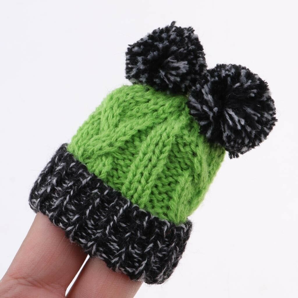 Cute Wool Knitted Hat Ski   Christmas Hat Winter Outfit For  Green