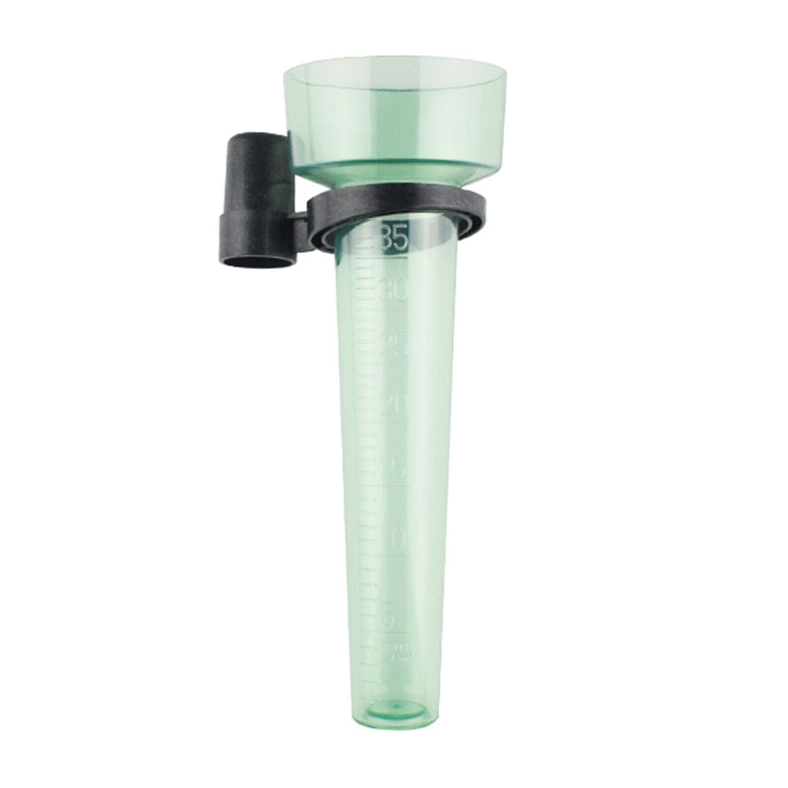 Outdoor Rain Gauge Accurate Up to 35mm Tool for Garden Water Light Green