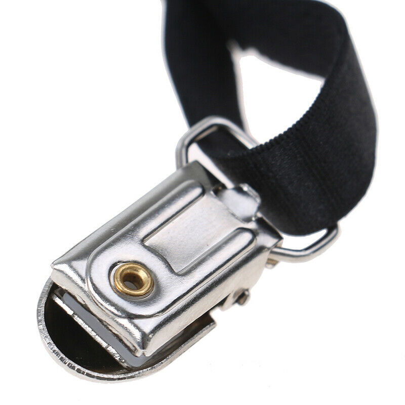 2 Pcs Men Shirt Stays Belt Non-slip Locking Clips  Keep Shirt Tucked Leg .l8