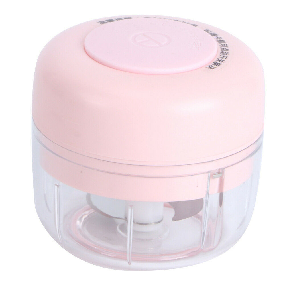 Mini Electric Garlic Food Chopper Vegetable Chopper Grinder Blender Crusher