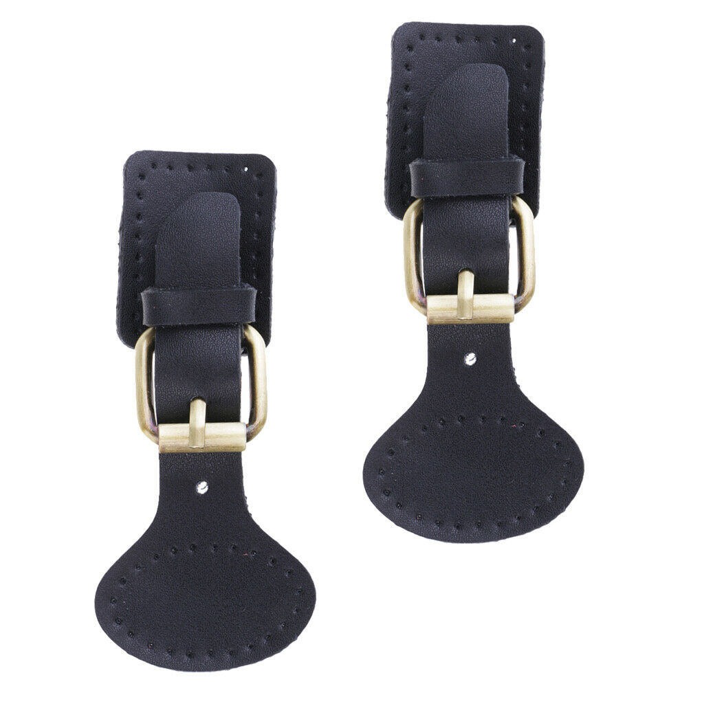 Set of 2 Sew on Leather Pin Buckle Replacement DIY Bag Closure Sewing Supplies