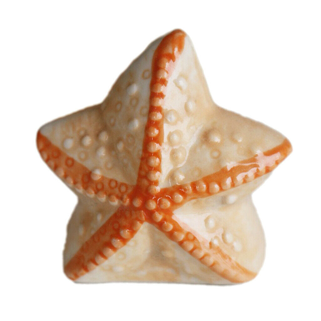 Starfish Ceramic Salt Shaker - Sea Ocean Style Salt and Pepper Shaker Cruet