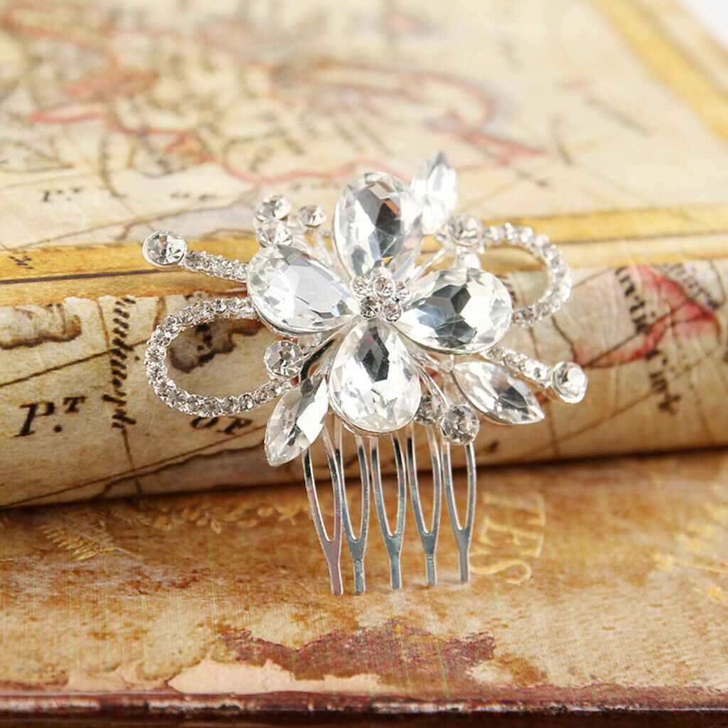 10pcs Hair Clip Hair Comb Pin Barrette Wedding Veil Wire Metal Comb Hair DIY