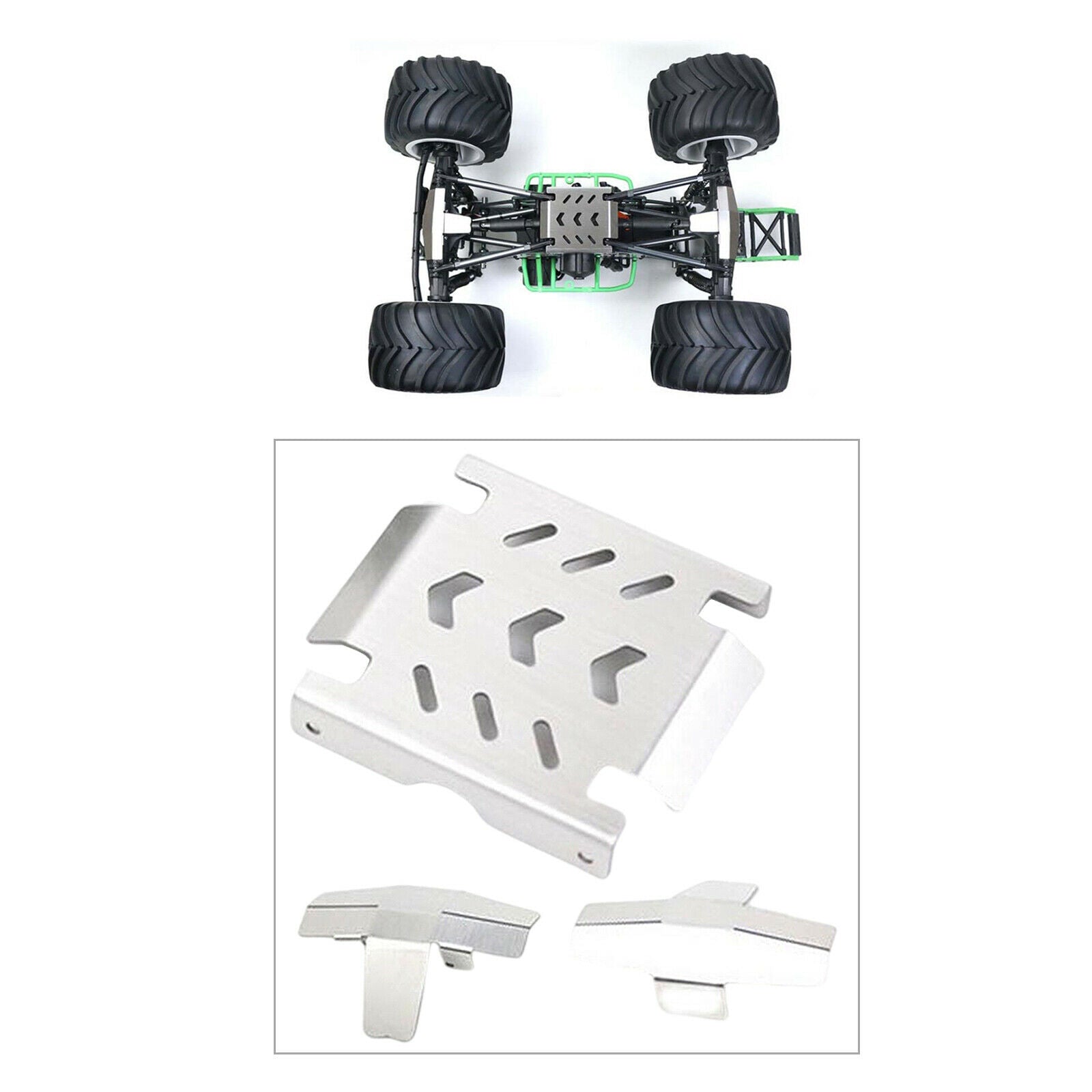 RC Upgrade Metal Chassis Armor for LOSI LMT 1/8 Axle Monster Truck Part