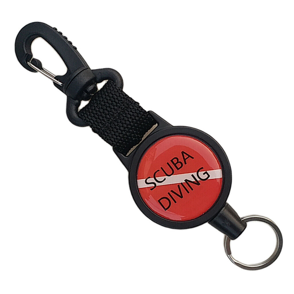 2Pcs Scuba Diving Dive Lanyard Webbing Strap with Snap Clip Gear Holder Retainer