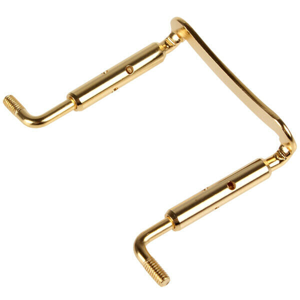 1pcs Newest Acoustic Golden Metal Chin Rest Screw Clamp for 4/4 Violin Parts
