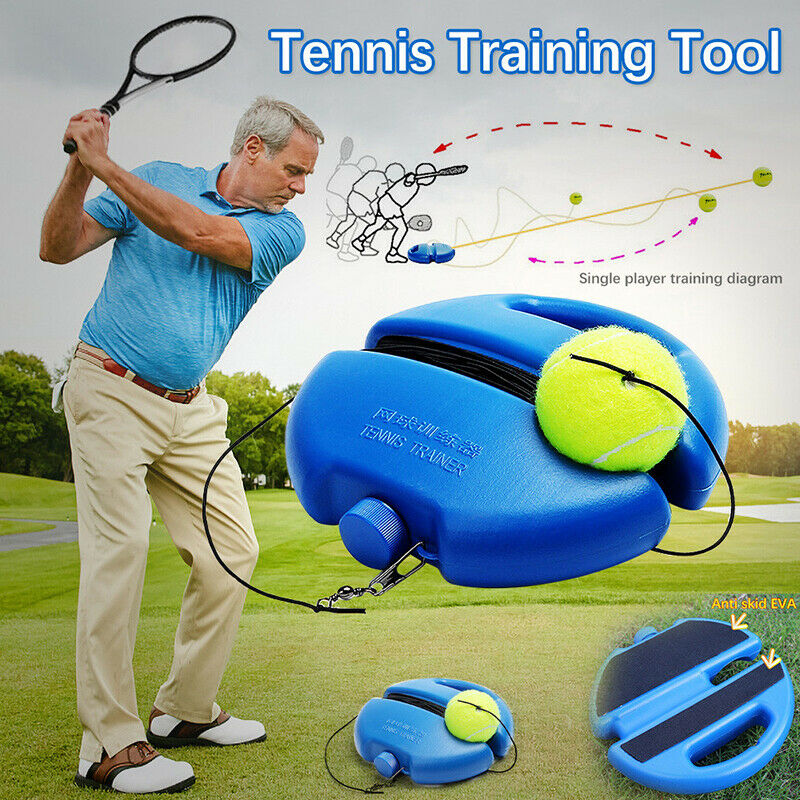 Tennis Training Tool Exercise Tennis Ball Sport Self-study Ball Tennis TrainDD
