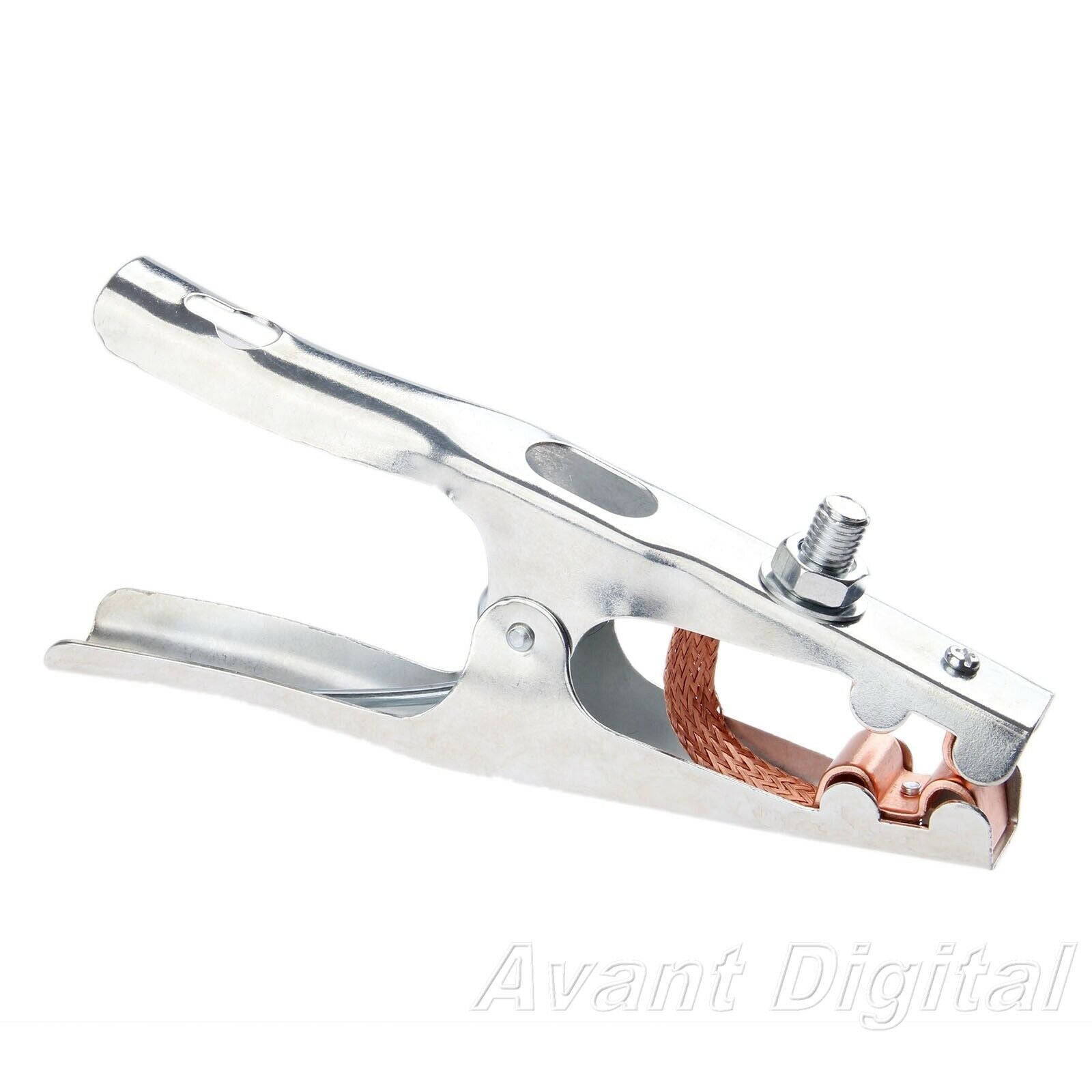 Steel Copper 500Amp Welding Earth Ground Clamp For MMA Stick Clip Length 23cm