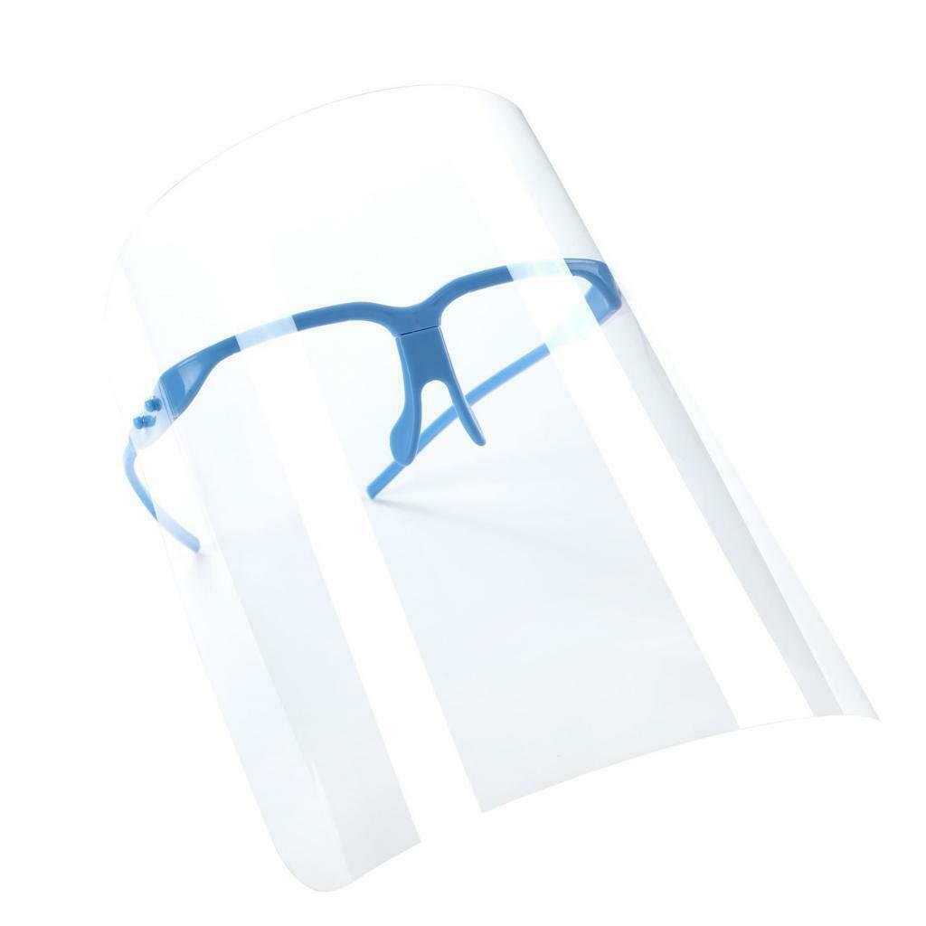 4x Safety Full Face Shield Reusable Goggles Face Cover Visor Hat Anti-Spitting