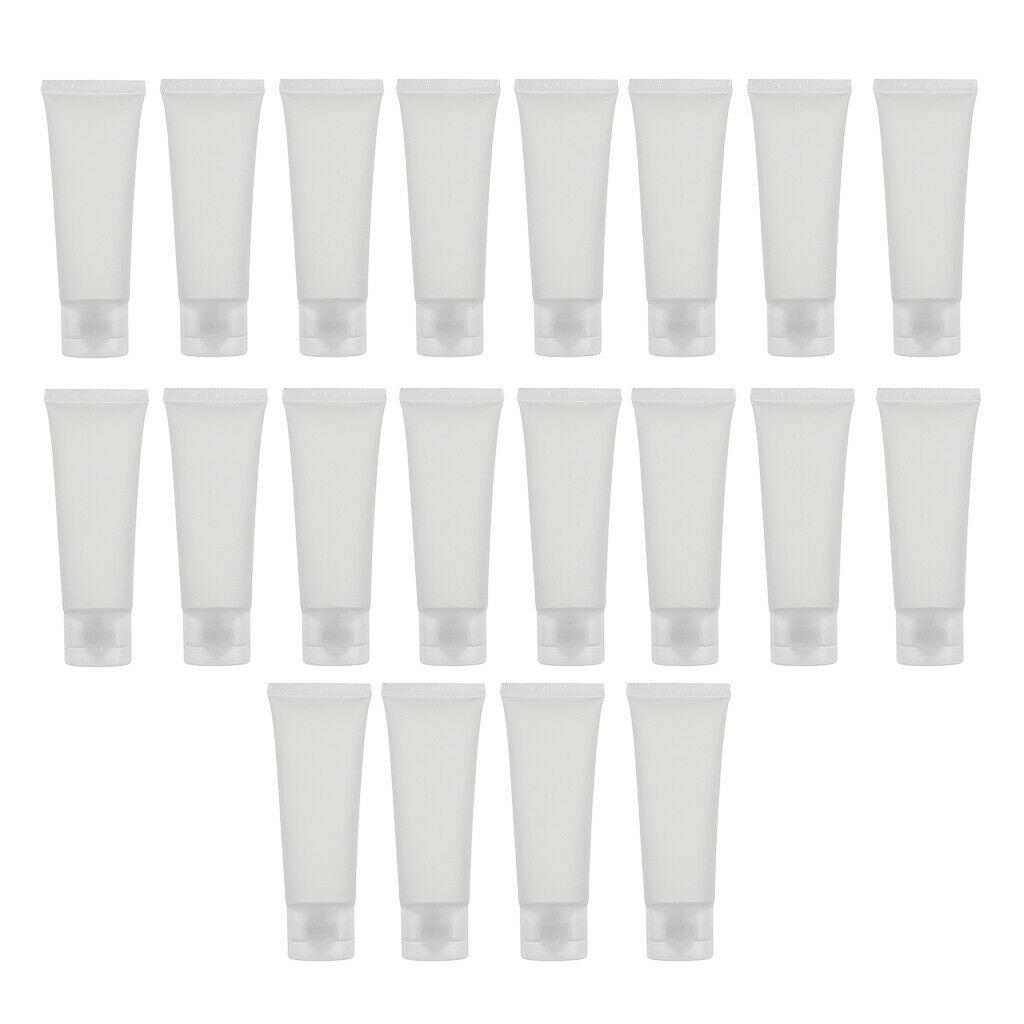 200 Pieces 50ml Plastic Empty Squeeze Body Lotion Travel Bottle Containers