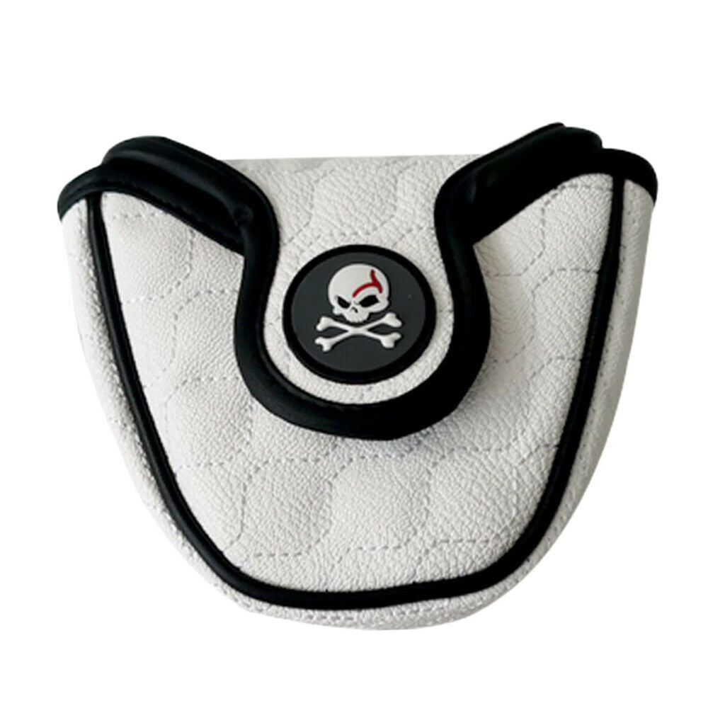 Waterproof Golf Mallet Putter Head Cover Headcover Golf Cover Guard White