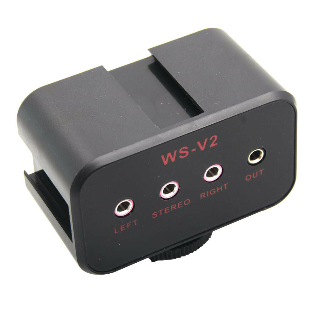 WS-V2 Universal Audio Adapter with Dual XLR Inputs for DSLR Cameras