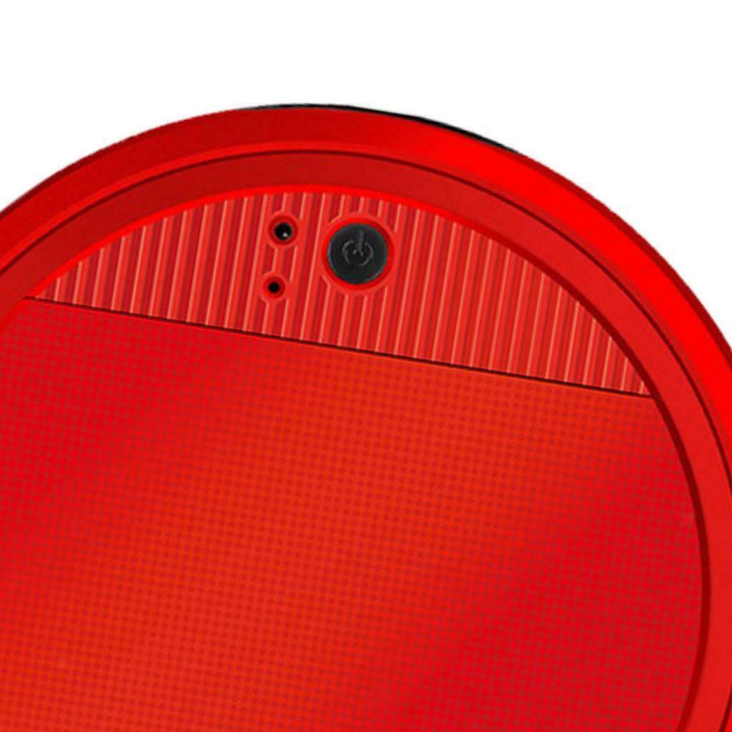 Smart Robot Vacuum Cleaner low Noise Living Room Bedroom Cleaning Red