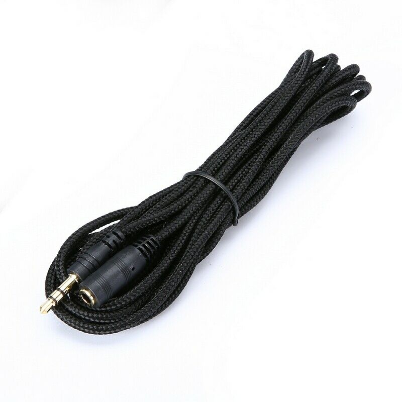 10ft 3.5mm Stereo Audio Aux Headphone Cable Extension Cord Male to Female M/F