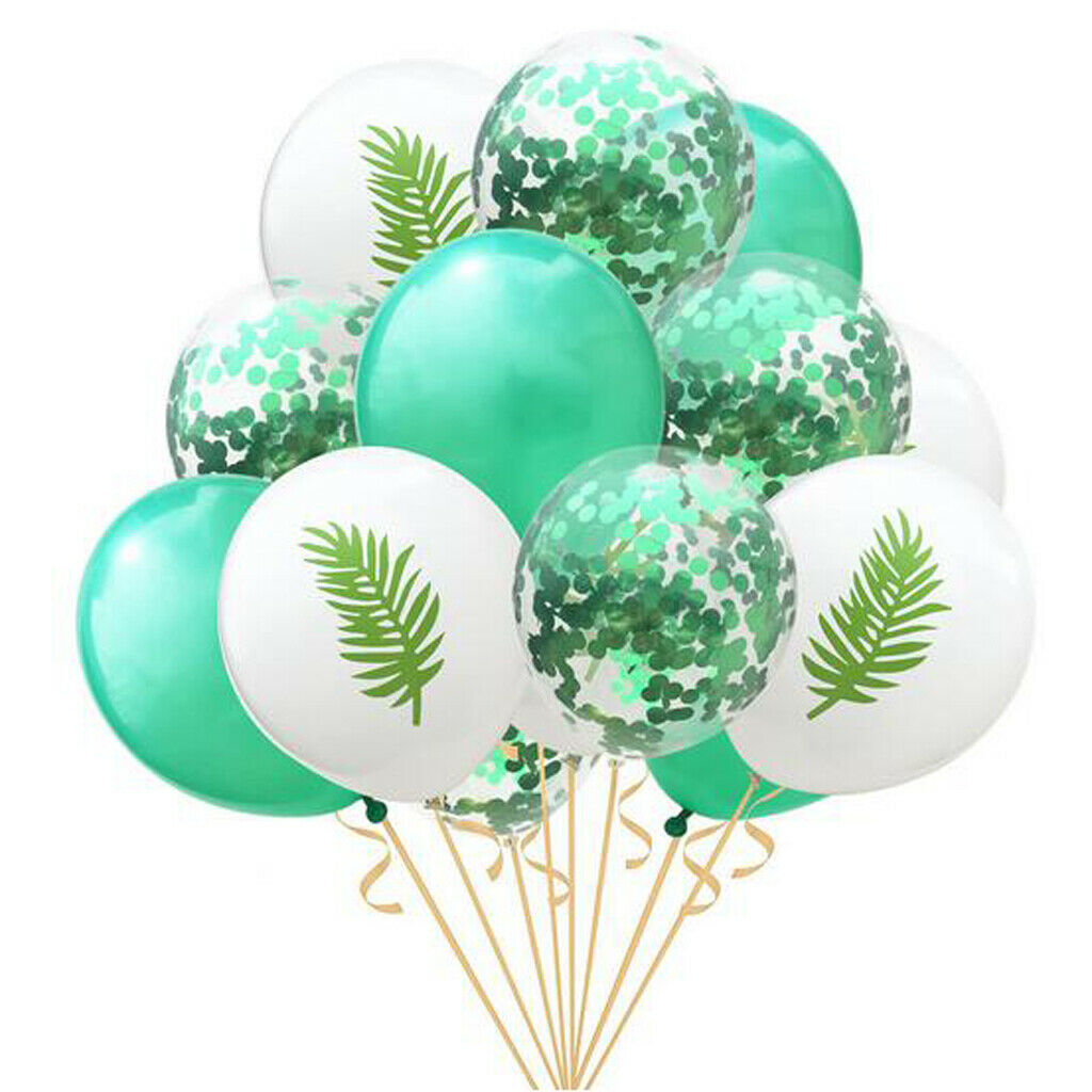 15 Pieces Latex Balloons with confetti Wedding Birthday Party Decorations 2