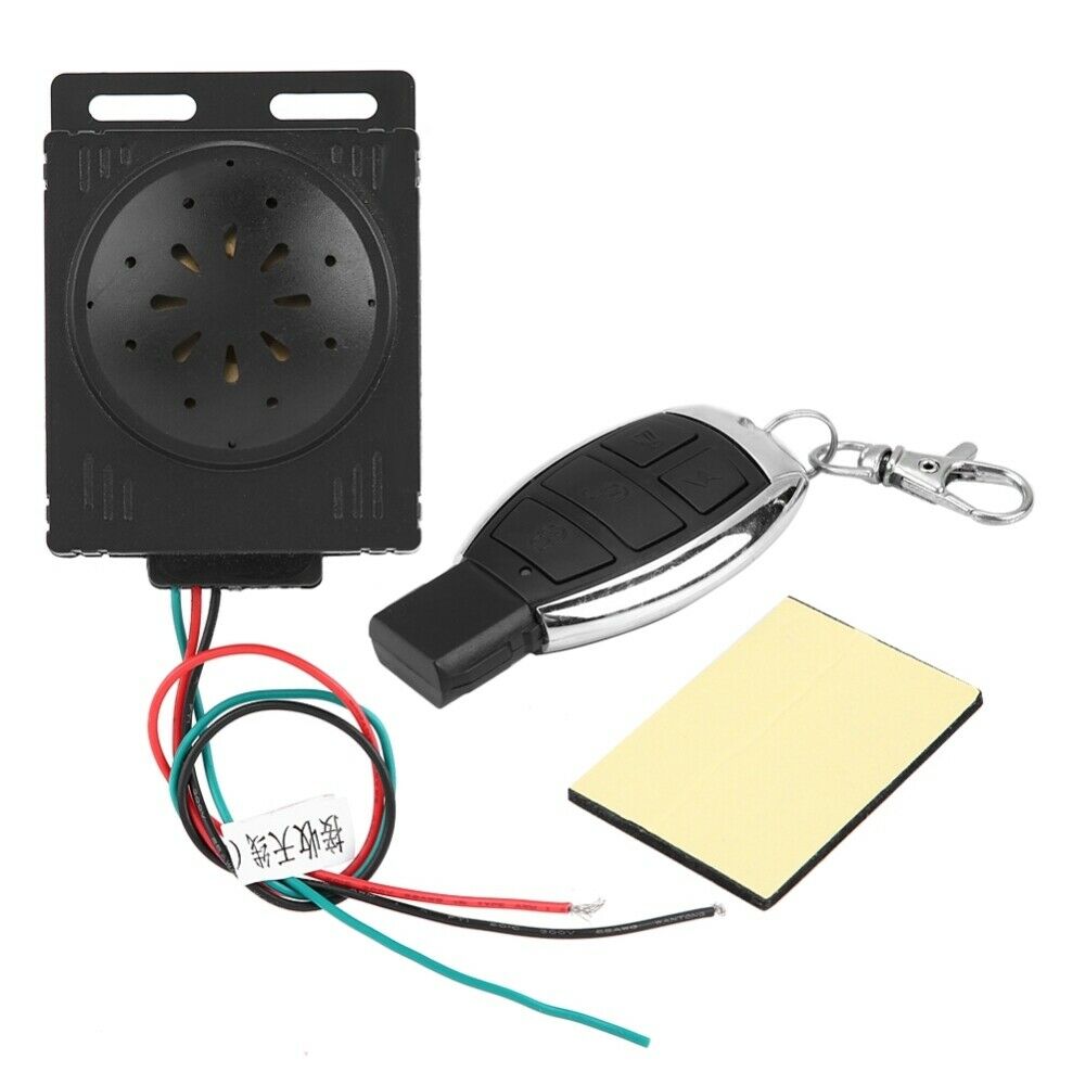 Motorcycle Anti theft Alarm System with Remote Control 9-16V Universal Security