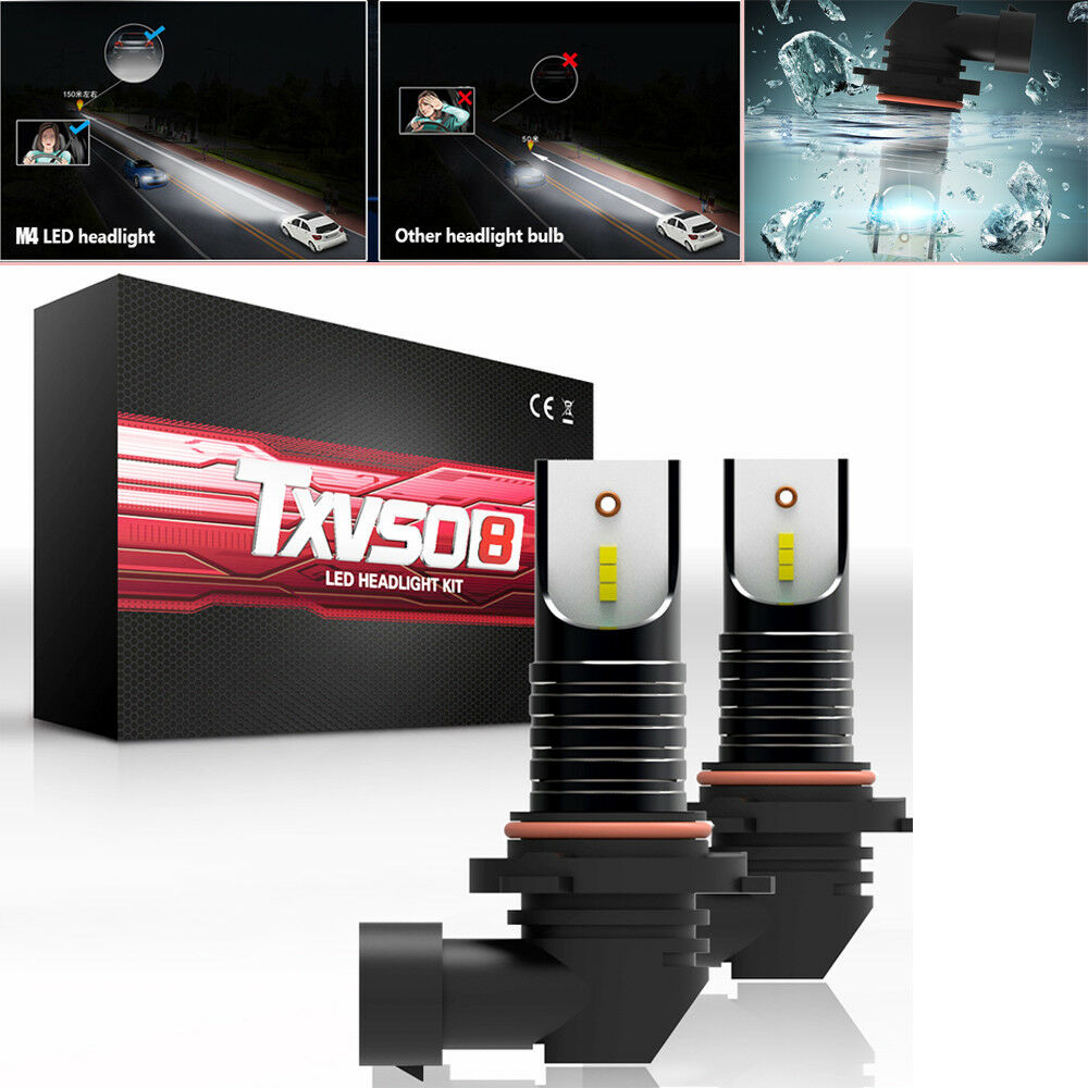 Universal 9006 HB4 Car LED Headlight Conversion Bulbs 30000LM 6000K Power Lamps