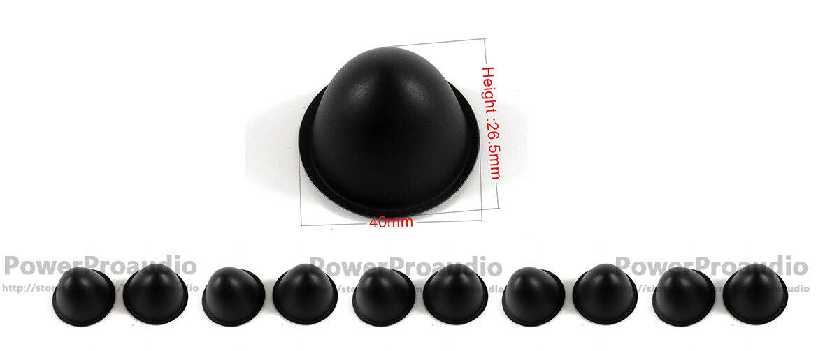 10x 40x26.5mm 6" Speaker Subwoofer Bullet Style PP Dust Cap  6 inch Repair Parts