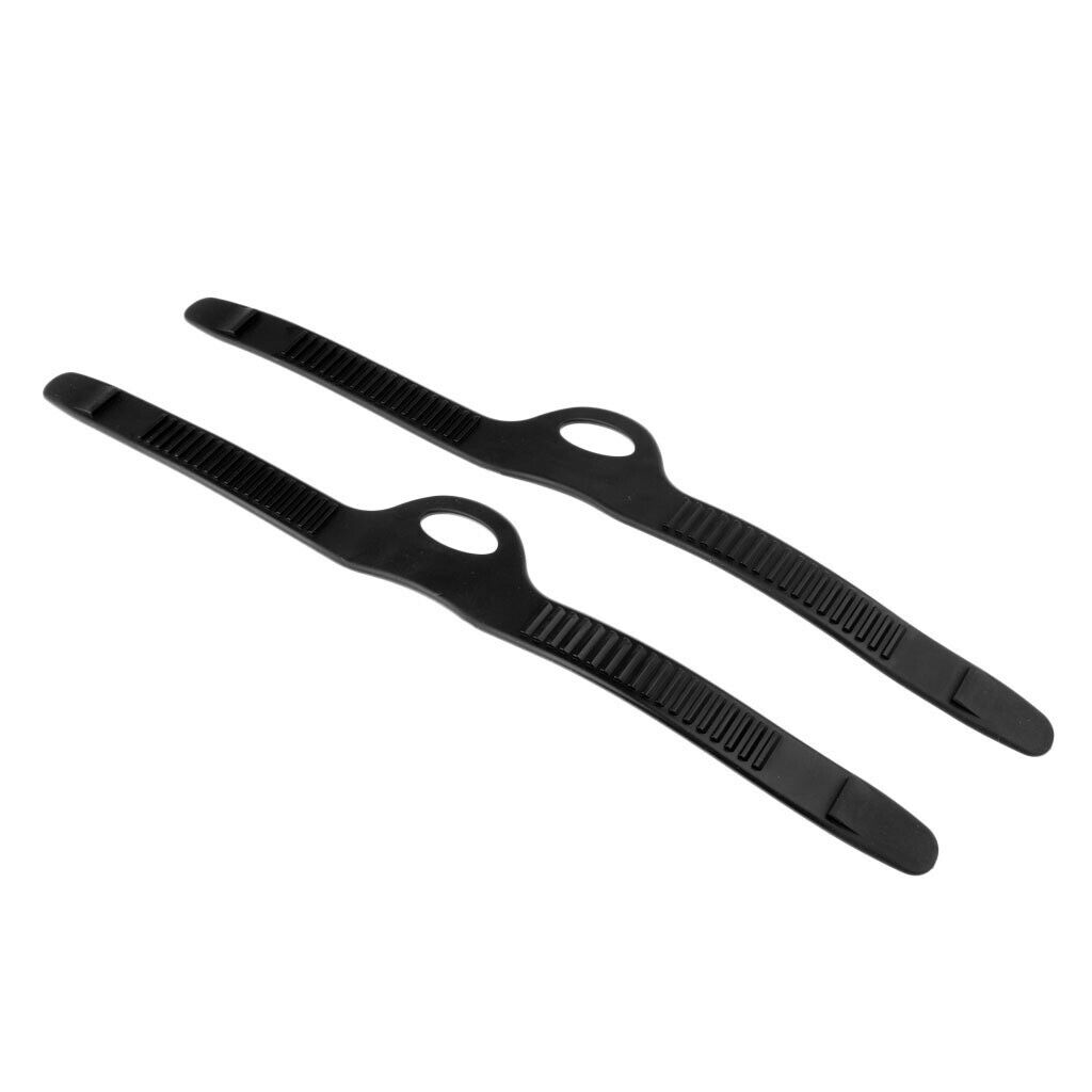2Pcs Rubber Fin Flippers Strap Swimming Scuba Diving Dive   Accessories L