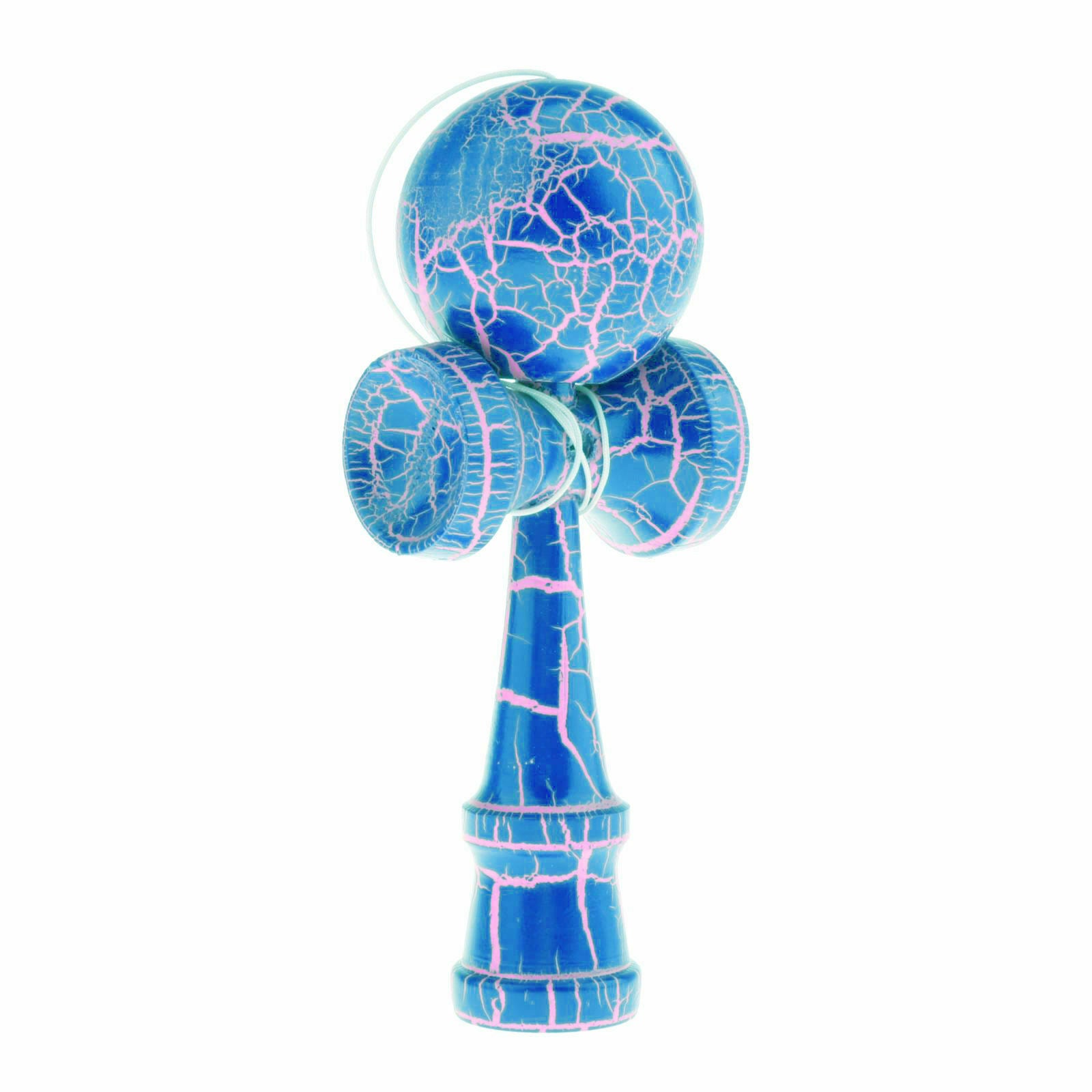 Wooden Colorful Crack Surface Kendama Balls Address Balance Toys for - Blue,