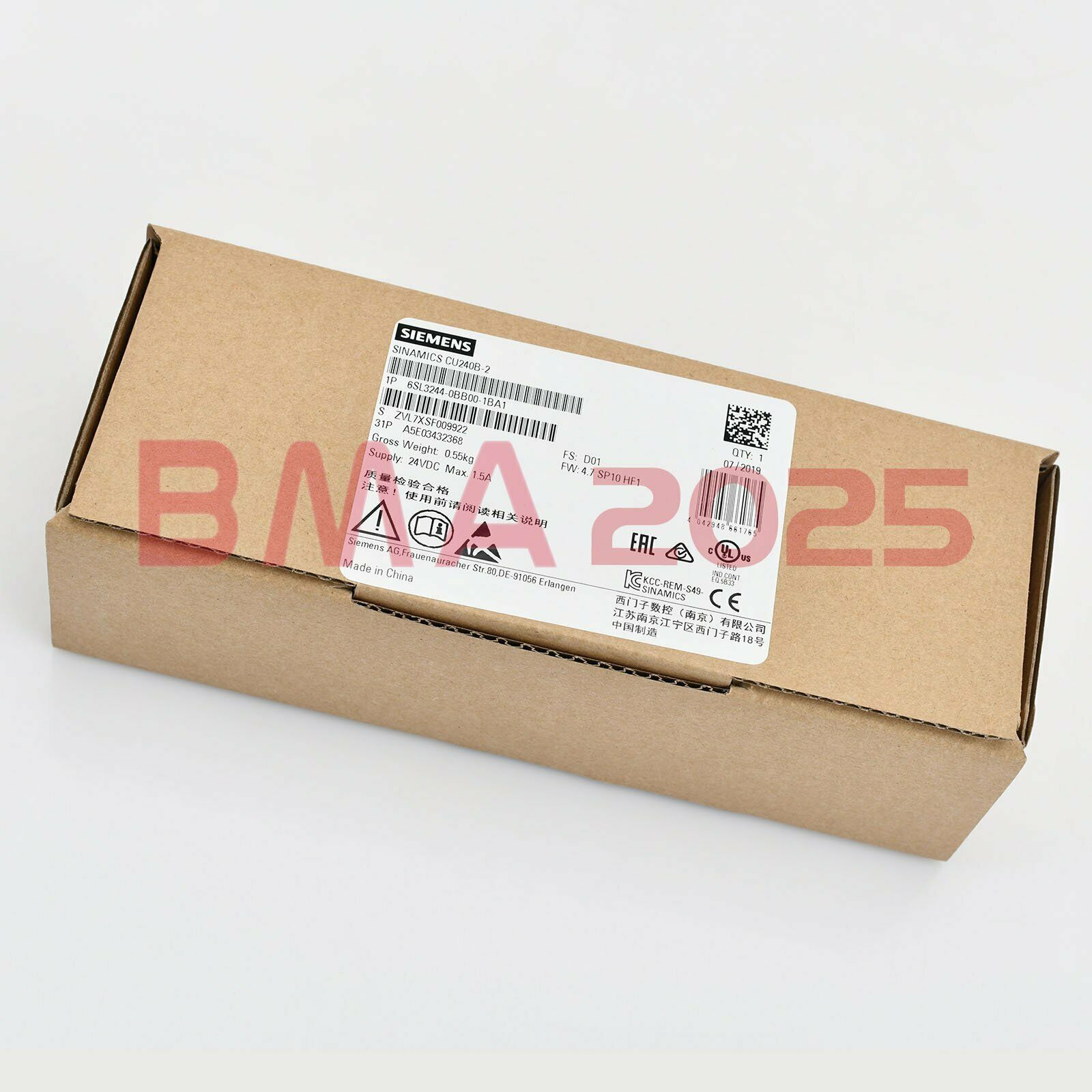 New 6SL3244-0BB00-1BA1 6SL3 244-0BB00-1BA1 1 year warranty DHL fast ship SM9T