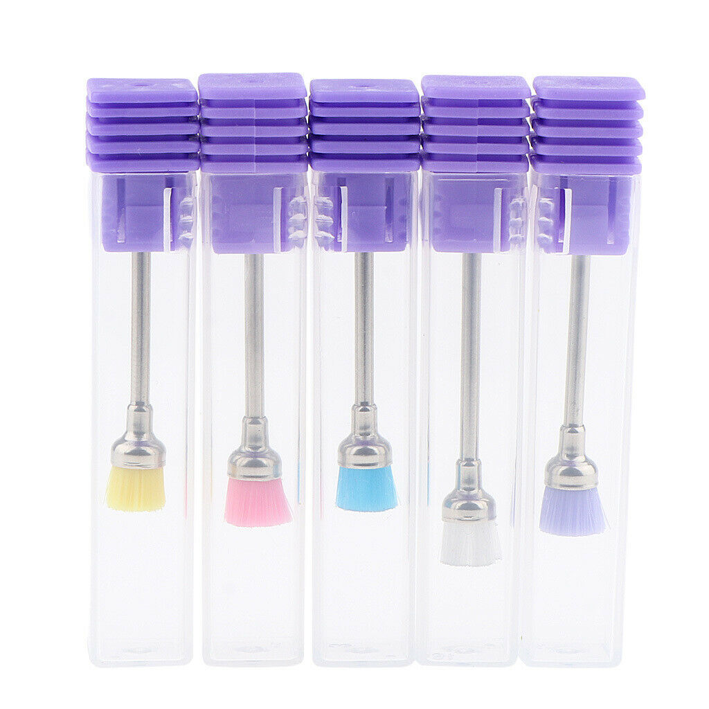 5pcs/set Salon Fingernail Polishing Nail Grinding Head Clean Mini Brush